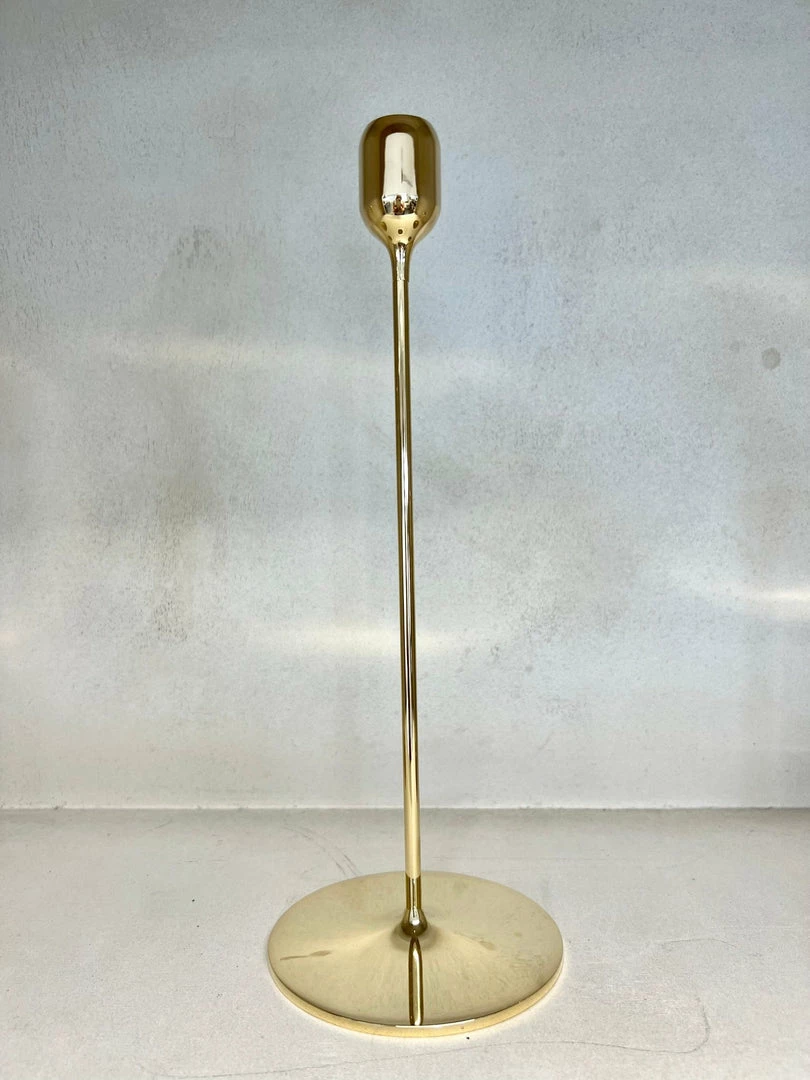 Promo ๐ The Grey Works Homewares Flute Polished Brass Candlestick- Large ๐งจ 3 The Grey Works Homewares Flute Polished Brass Candlestick- Large