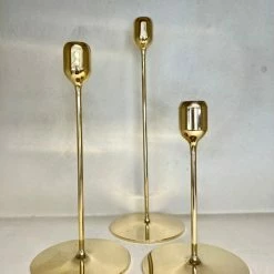 Promo ๐ The Grey Works Homewares Flute Polished Brass Candlestick- Large ๐งจ 11 The Grey Works Homewares Flute Polished Brass Candlestick- Large