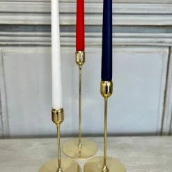 Promo ๐ The Grey Works Homewares Flute Polished Brass Candlestick- Large ๐งจ 12 The Grey Works Homewares Flute Polished Brass Candlestick- Large