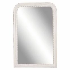 The Grey Works Mirrors Francine French Vintage Style Mirror In Antique White