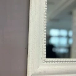 The Grey Works Mirrors Francine French Vintage Style Mirror In Antique White