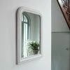 The Grey Works Mirrors Francine French Vintage Style Mirror In Antique White