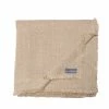 The Grey Works Frayed Edge French Linen Tablecloth Or Throw In Natural Homewares