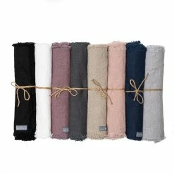 Top 10 β€οΈ The Grey Works Homewares Frayed Edge Linen Napkin - Light Pink π 11 The Grey Works Homewares Frayed Edge Linen Napkin - Light Pink