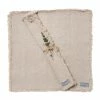 The Grey Works Frayed Edge Linen Napkin - Natural Homewares