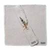 The Grey Works Frayed Edge Linen Napkin - Pale Grey Homewares