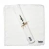 Cheap 🎁 The Grey Works Frayed Edge Linen Napkin - White 👏 2 The Grey Works Frayed Edge Linen Napkin - White