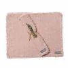 The Grey Works Homewares Frayed Edge Linen Placemats - Shell Pink
