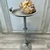 The Grey Works French Style Bird Table In Zinc