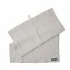 The Grey Works Linens French Linen Hand Towel - Pale Grey