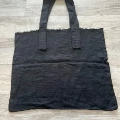 Flash Sale π₯ The Grey Works Linens French Linen Tote Bag - Black π€© 9 The Grey Works Linens French Linen Tote Bag - Black