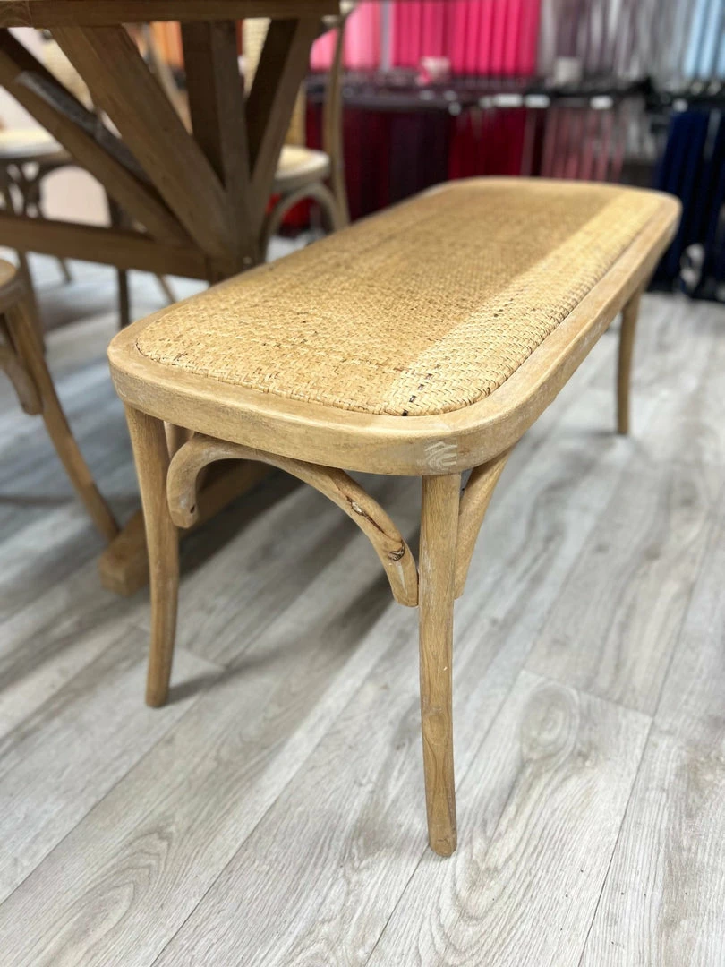 Best deal π The Grey Works French Style Rattan Dining Bench Furniture π₯° 3 The Grey Works French Style Rattan Dining Bench Furniture