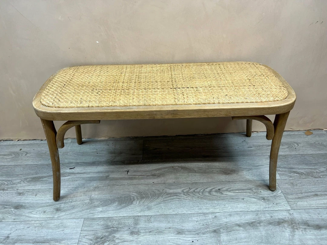 Best deal π The Grey Works French Style Rattan Dining Bench Furniture π₯° 6 The Grey Works French Style Rattan Dining Bench Furniture