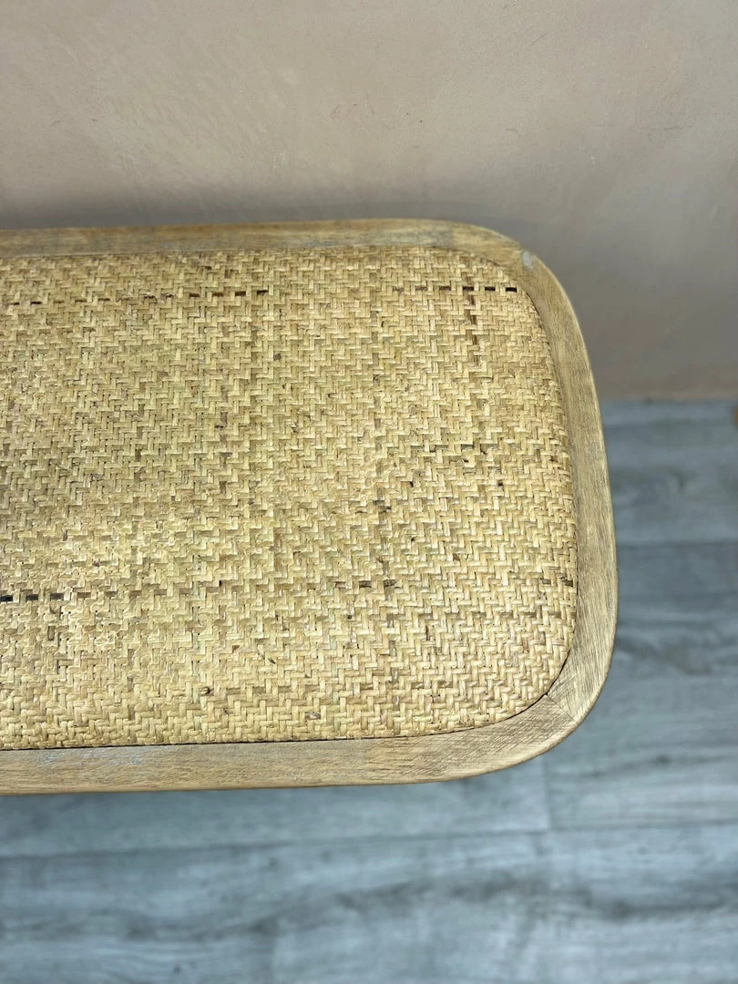 Best deal π The Grey Works French Style Rattan Dining Bench Furniture π₯° 8 The Grey Works French Style Rattan Dining Bench Furniture