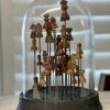 The Grey Works Glass Dome With Wooden Chess Pieces