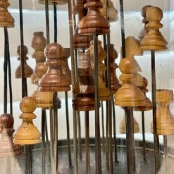 Discount ๐ The Grey Works Glass Dome With Wooden Chess Pieces ๐ 7 The Grey Works Glass Dome With Wooden Chess Pieces