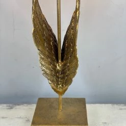 The Grey Works Golden Angel Wings Table Lamp With Shade Christmas Sale