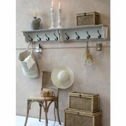 The Grey Works Hanging Storage Basket In Natural Jute