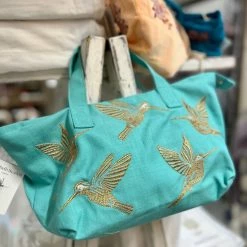 Elizabeth Scarlett Hummingbird Turquoise Day Bag Accessories