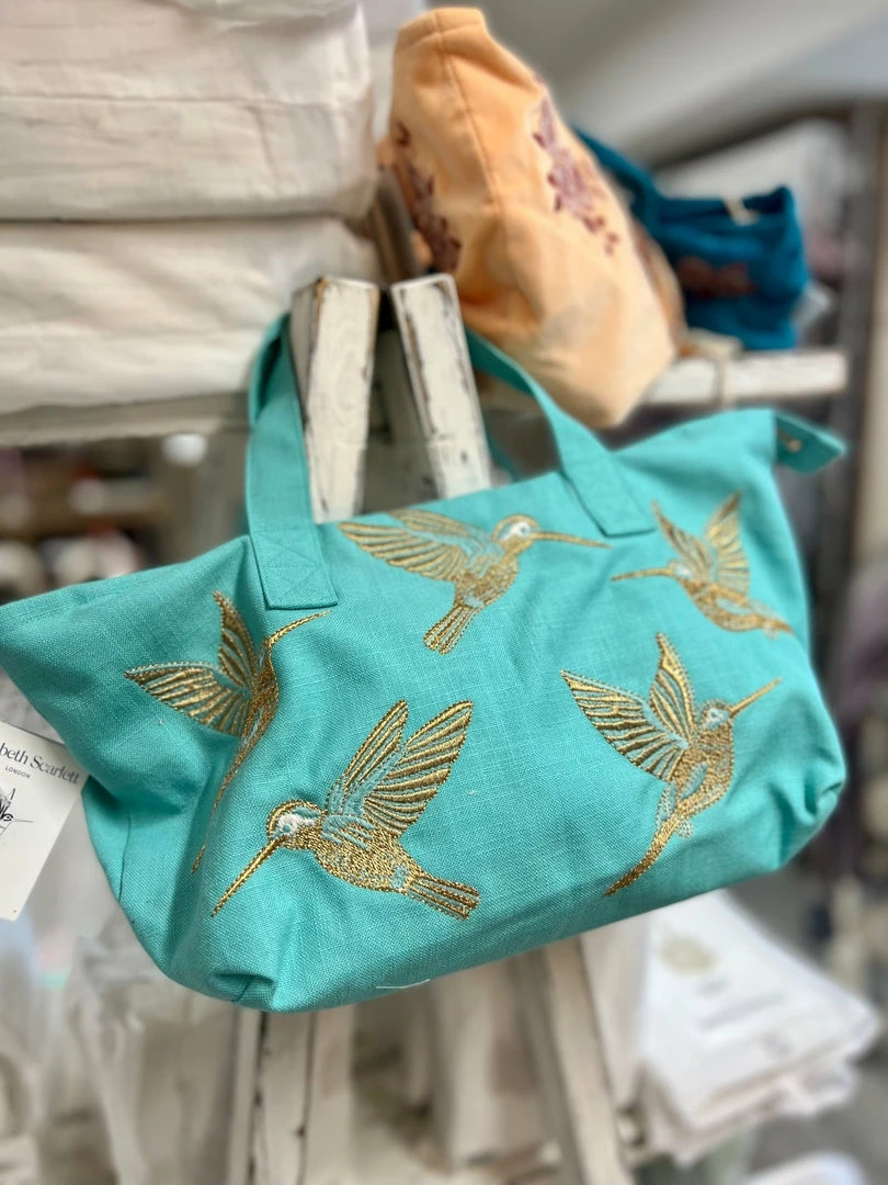 Hot Sale 🤩 Elizabeth Scarlett Hummingbird Turquoise Day Bag Accessories 🤩 3 Elizabeth Scarlett Hummingbird Turquoise Day Bag Accessories