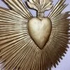 The Grey Works Homewares Imperial Gold Heart With Flame Large