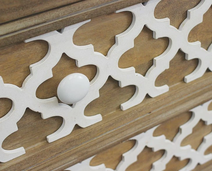 Brand new ๐ The Grey Works Furniture Fleur Chest Of Drawers In Pale Wood With White Detailing ๐คฉ 8 The Grey Works Furniture Fleur Chest Of Drawers In Pale Wood With White Detailing