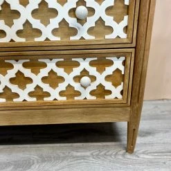 Brand new ๐ The Grey Works Furniture Fleur Chest Of Drawers In Pale Wood With White Detailing ๐คฉ 19 The Grey Works Furniture Fleur Chest Of Drawers In Pale Wood With White Detailing