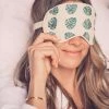 Elizabeth Scarlet Jungle Leaf Eye Mask