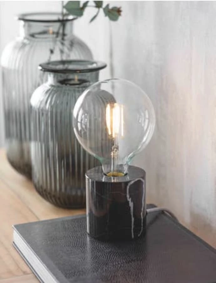 Flash Sale 🥰 The Grey Works Black Marble Table Lamp Lighting ⌛ 3 The Grey Works Black Marble Table Lamp Lighting