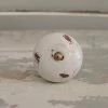 The Grey Works Large Round White Ceramic Door Knob