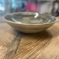 Wonki Ware Large Salad Bowl In Plain Wash Charcoal