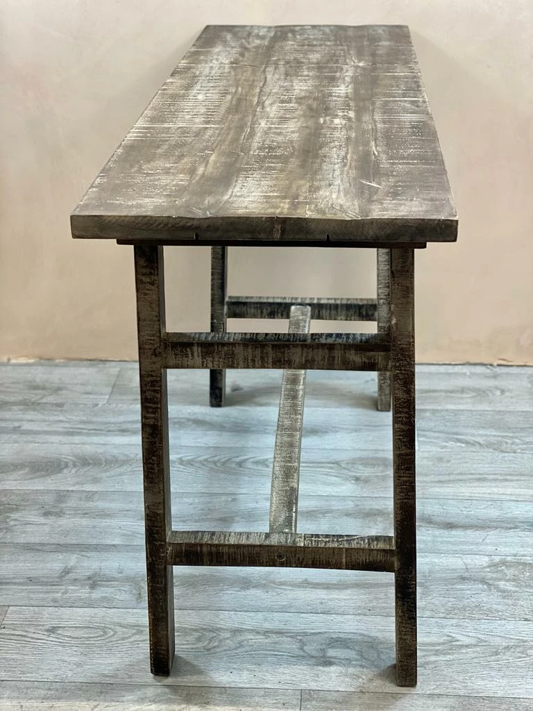 Best Sale π€© The Grey Works Furniture Lauren Rustic French Style Console Table π 6 The Grey Works Furniture Lauren Rustic French Style Console Table
