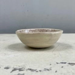 Wonki Ware Small Salt Dish In Aubergine - Mixed Patterns