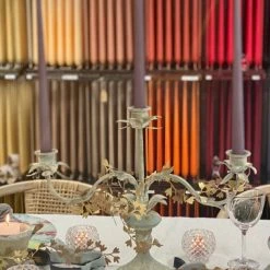 The Grey Works Lotus French Style Candelabra With 3 Arms