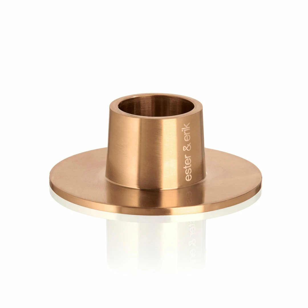 Budget π Ester & Erik Candles Matt Rose Gold Stainless Steel Candle Holder π 3 Ester & Erik Candles Matt Rose Gold Stainless Steel Candle Holder
