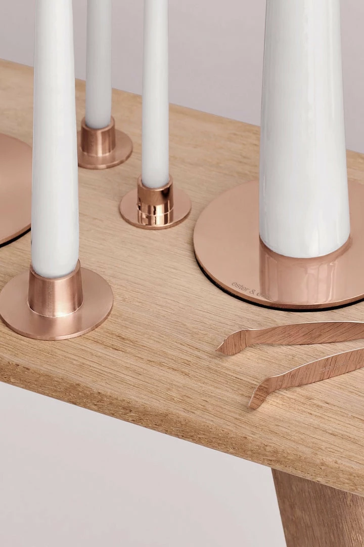 Budget π Ester & Erik Candles Matt Rose Gold Stainless Steel Candle Holder π 5 Ester & Erik Candles Matt Rose Gold Stainless Steel Candle Holder