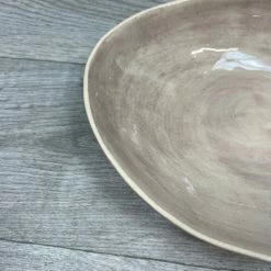 Wonki Ware Homewares Medium Etosha Bowl In Aubergine Plain Wash