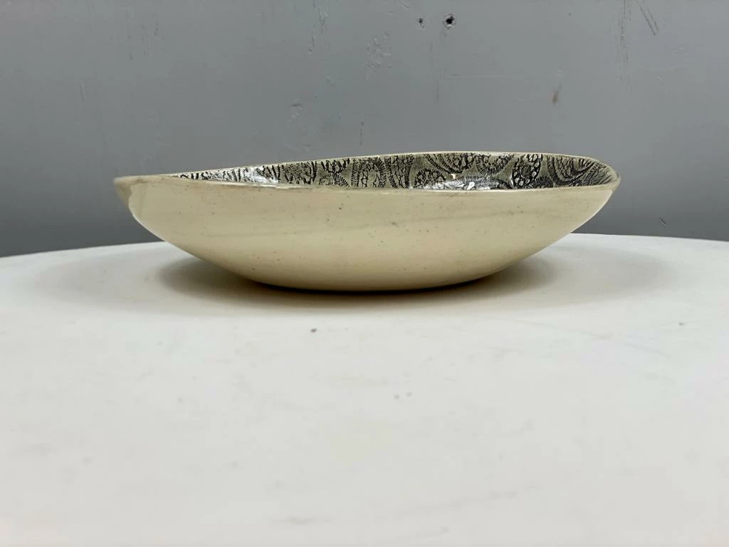 Promo ✔️ Wonki Ware Medium Etosha Bowl In Charcoal Mixed Pattern 😉 7 Wonki Ware Medium Etosha Bowl In Charcoal Mixed Pattern