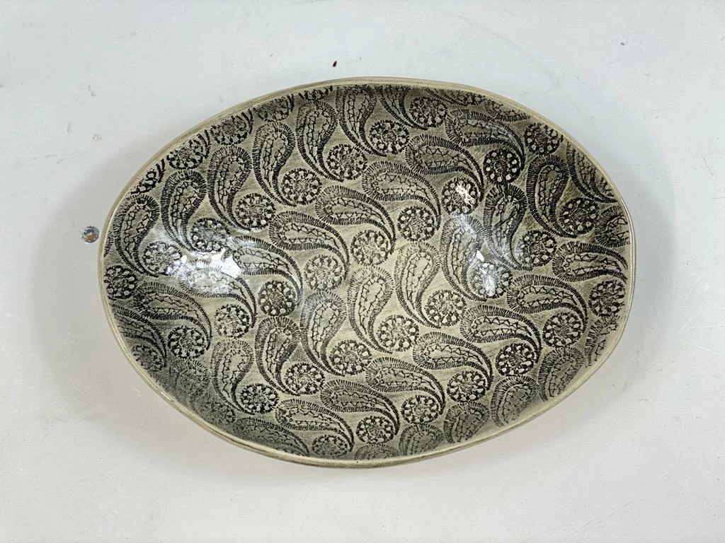 Promo ✔️ Wonki Ware Medium Etosha Bowl In Charcoal Mixed Pattern 😉 6 Wonki Ware Medium Etosha Bowl In Charcoal Mixed Pattern