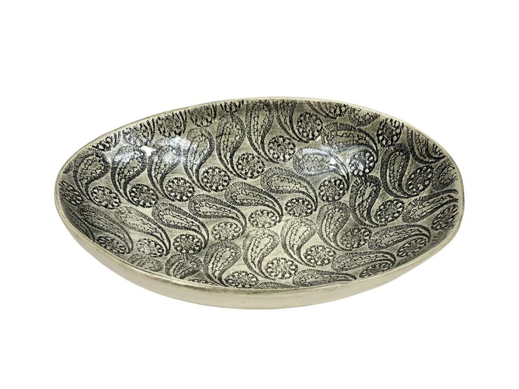 Promo ✔️ Wonki Ware Medium Etosha Bowl In Charcoal Mixed Pattern 😉 4 Wonki Ware Medium Etosha Bowl In Charcoal Mixed Pattern