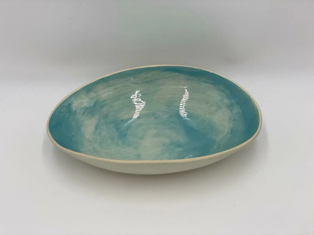 Flash Sale โค๏ธ Wonki Ware Medium Etosha Bowl In Plain Wash Turquoise ๐ 3 Wonki Ware Medium Etosha Bowl In Plain Wash Turquoise