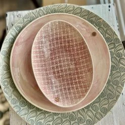 Wonki Ware Homewares Medium Etosha In Pink Mixed Pattern