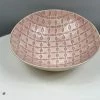 Wonki Ware Bowls Medium Salad Bowl In A Pink Mixed Pattern
