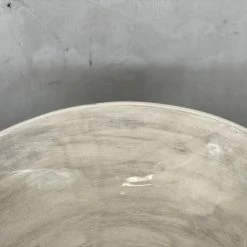 Wonki Ware Medium Salad Bowl In A Warm Grey Plain Wash