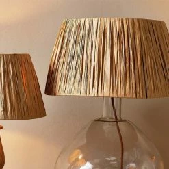 The Grey Works Natural Raffia Lampshade - Large Lighting