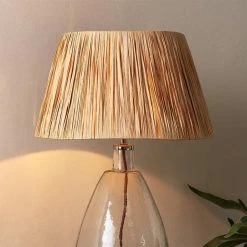The Grey Works Natural Raffia Lampshade - Large Lighting