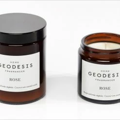 New ✔️ Geodesis Candles Nature Scented Candle -Rose ❤️ 7 Geodesis Candles Nature Scented Candle -Rose