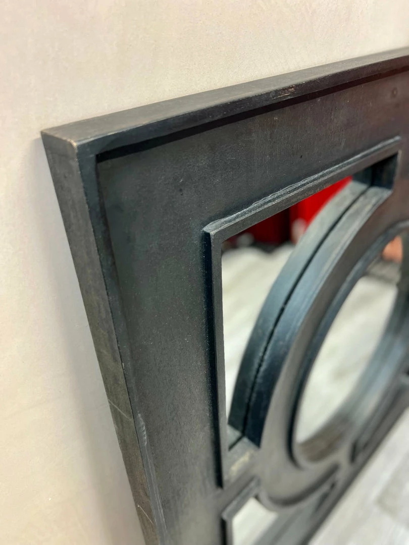 Budget ⭐ The Grey Works Omega Black Wooden Mirror 👏 4 The Grey Works Omega Black Wooden Mirror