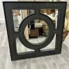 The Grey Works Omega Black Wooden Mirror