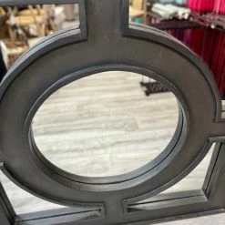 Budget ⭐ The Grey Works Omega Black Wooden Mirror 👏 11 The Grey Works Omega Black Wooden Mirror